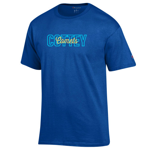  Champion Royal T Shirt - Mascot Layered