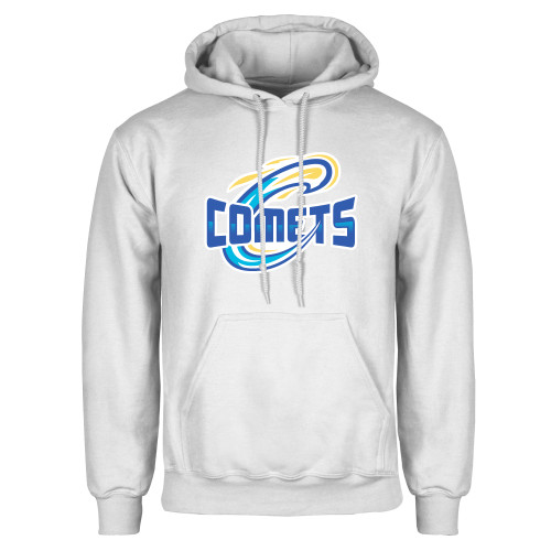  White Fleece Hoodie - Athletic Logo Home Version