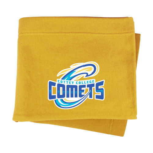  Gold Sweatshirt Blanket - Athletic Logo Away Version