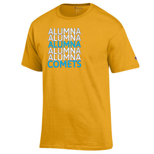  Champion Gold T Shirt - Alumna Repeat