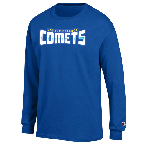  Champion Royal Long Sleeve T Shirt - Wordmark