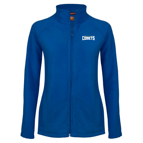  Womens Royal Fleece Full Zip Jacket - Wordmark Two Color