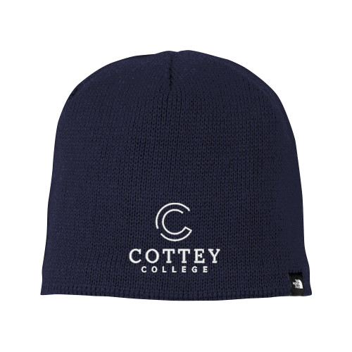  The North Face Navy Mountain Beanie - Academic Logo Vertical