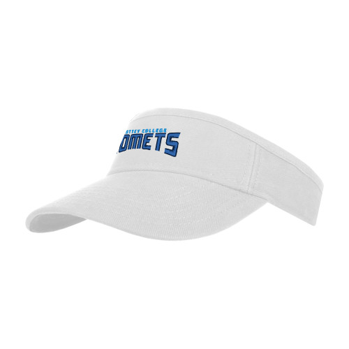  White Visor - Wordmark Two Color