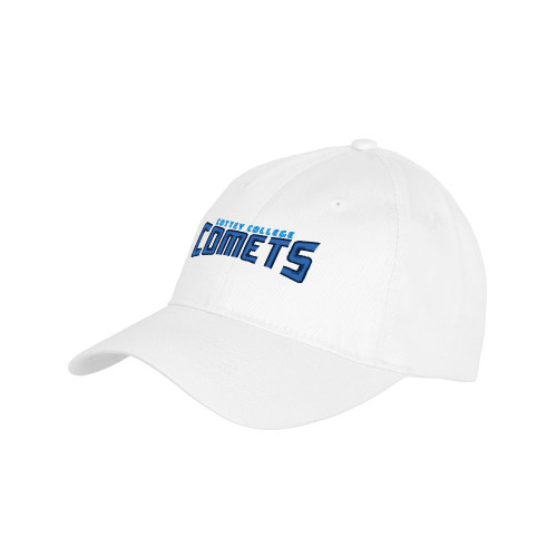 Youth White Pro Style Hat - Wordmark Two Color
