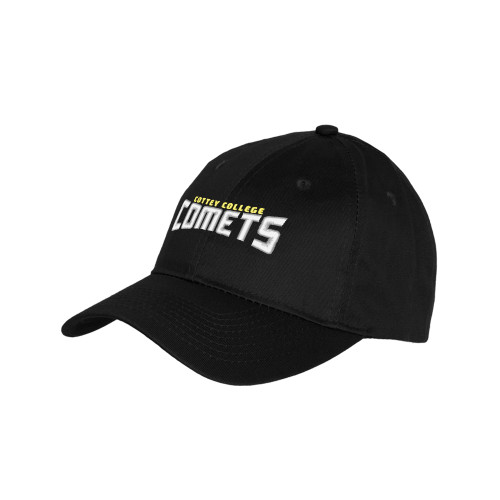  Youth Black Pro Style Hat - Wordmark Two Color