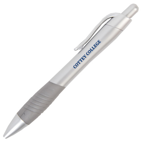  Metallic Mykonos Silver Pen - Flat Wordmark