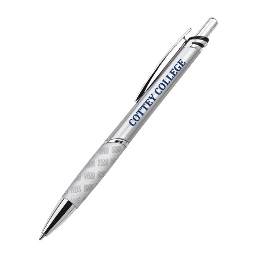  Andy Silver Ballpoint Pen - Flat Wordmark