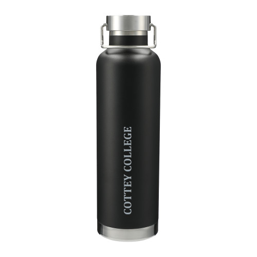  Thor Copper Vacuum Insulated Black Bottle 32oz - Flat Wordmark Engraved