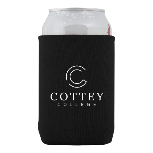  Neoprene Black Can Holder - Academic Logo Vertical