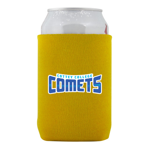  Neoprene Gold Can Holder - Wordmark