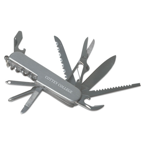  8 Function Pocket Knife - Flat Wordmark Engraved