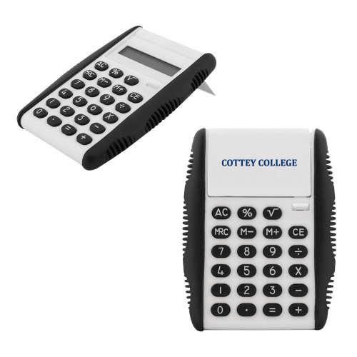  White Flip Cover Calculator - Flat Wordmark