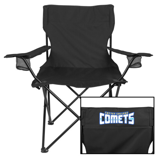  Deluxe Black Captains Chair - Wordmark