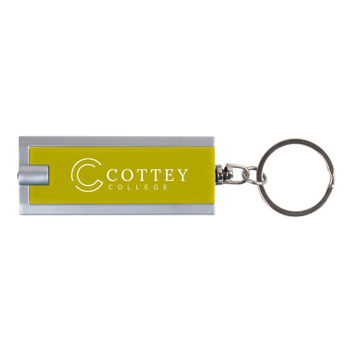  Turbo Gold Flashlight Key Holder - Academic Logo Horizontal