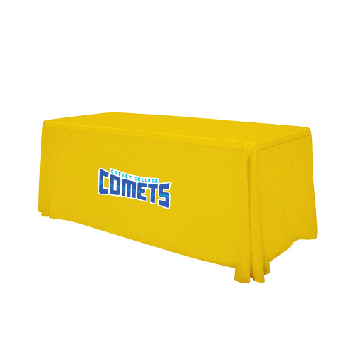  Gold 6 foot Table Throw - Wordmark