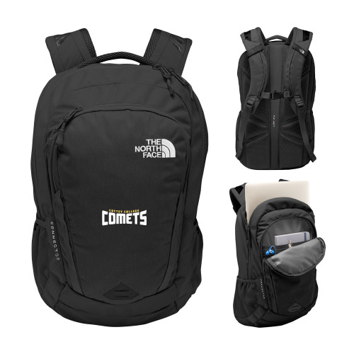  The North Face Black Connector Backpack - Wordmark Two Color