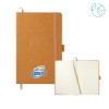 Thumbnail image for  5.5 x 8.5 Natural FSC Mix Recycled Leather Bound Journal