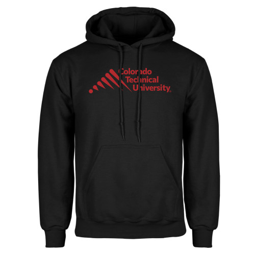  Black Fleece Hoodie - Official Logo - Stacked