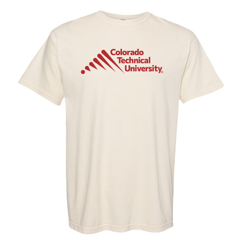  Comfort Colors Ivory T Shirt - Official Logo - Stacked