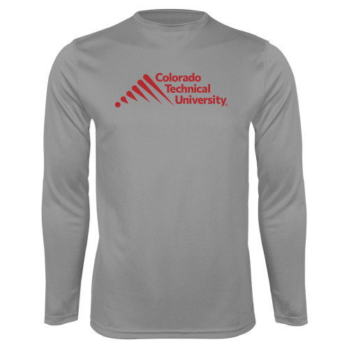  Steel Performance Longsleeve Shirt - Official Logo - Stacked