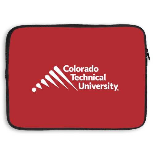  15 inch Neoprene Laptop Sleeve - Official Logo - Stacked