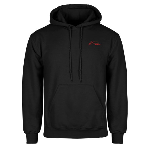 Black Fleece Hoodie - Official Logo - Stacked
