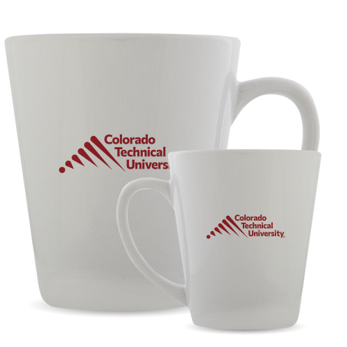  Full Color Latte Mug 12oz - Official Logo - Stacked