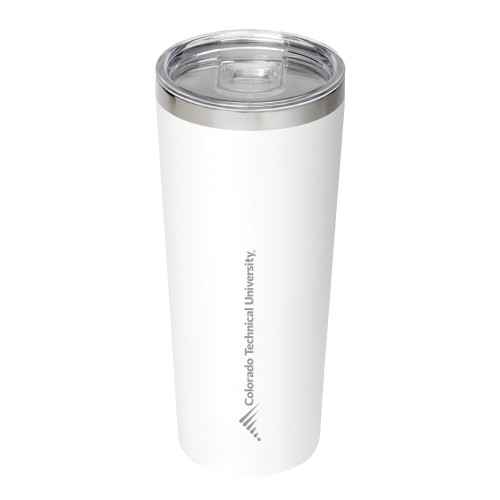  Thor Vacuum Insulated White Tumbler 22oz - Official Logo - Flat Engraved