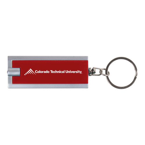  Turbo Red Flashlight Key Holder - Official Logo - Flat