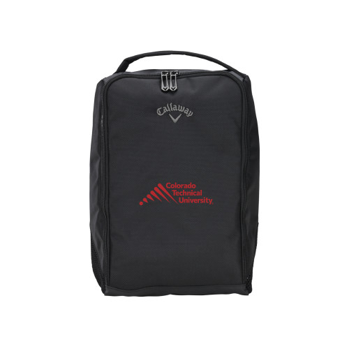  Callaway Clubhouse Black Golf Shoe Bag - Official Logo - Stacked