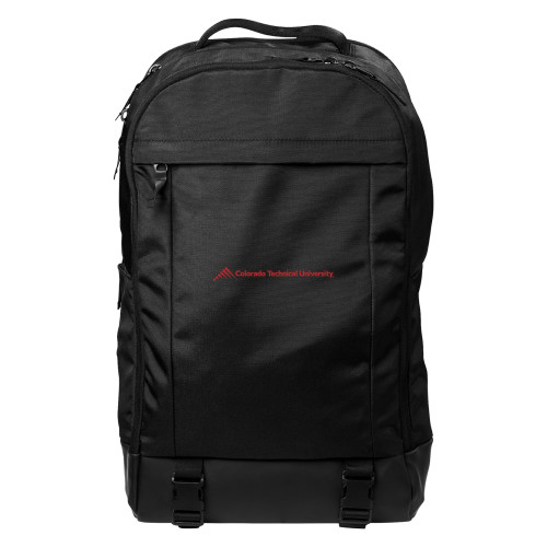  Mercer+Mettle Black Backpack - Official Logo - Flat
