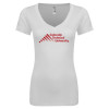 Thumbnail image for  Next Level Womens White Ideal V Tee