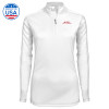 Thumbnail image for  Syntrel Womens White Interlock 1/4 Zip