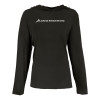 Thumbnail image for  Womens Black Long Sleeve Hooded Tee