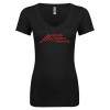 Thumbnail image for  Next Level Womens Black Ideal V Tee