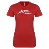 Thumbnail image for  Next Level Womens Red Boyfriend Tee