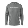Thumbnail image for  Grey Heather Long Sleeve Hooded Tee