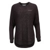 Thumbnail image for  Boxercraft Womens Black Heather Cuddle Oversized Crew