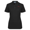 Thumbnail image for  Womens Silk Touch Black Pique Polo