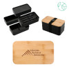 Thumbnail image for  Stackable Bamboo Fiber Black Bento Box