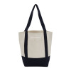 Thumbnail image for  Mini Black Recycled 8oz Cotton Canvas Tote