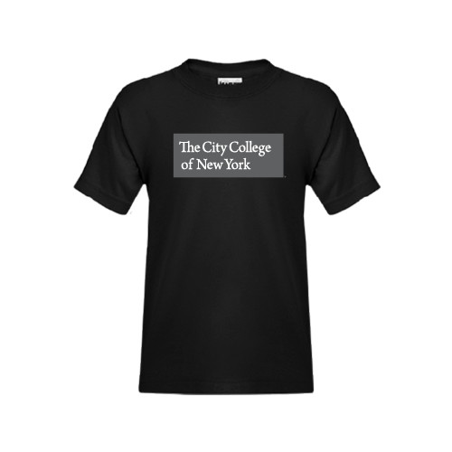 Youth Black T Shirt-Official Logo