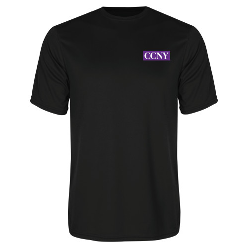 Black Performance Tee-CCNY