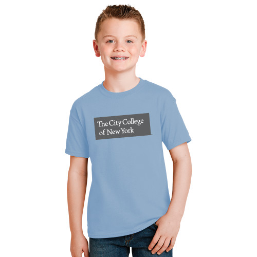 Youth Light Blue T Shirt-Official Logo