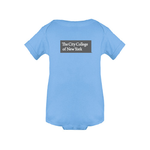 Light Blue Infant Onesie-Official Logo