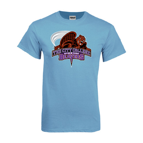 Light Blue T Shirt-CCNY Beavers