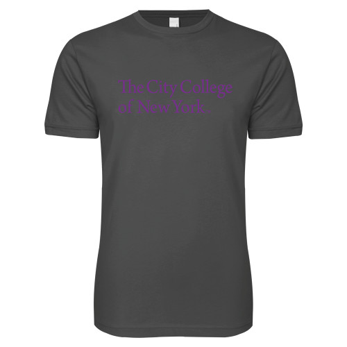 Next Level Charcoal SoftStyle T Shirt-The City College of New York