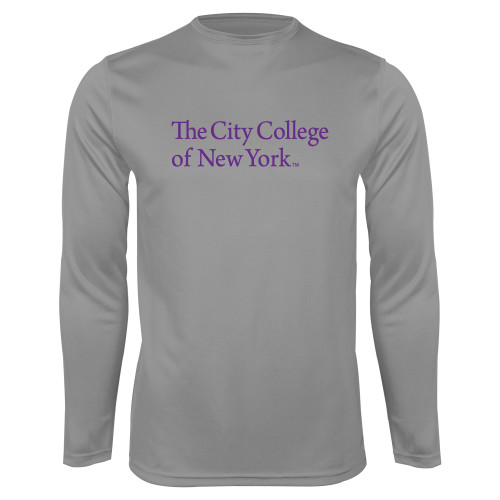 Steel Performance Longsleeve Shirt-The City College of New York
