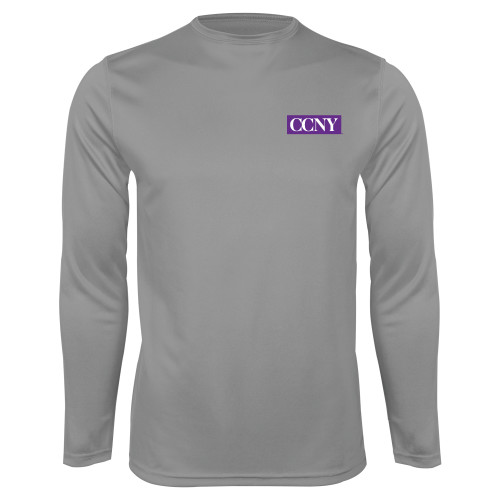 Steel Performance Longsleeve Shirt-CCNY